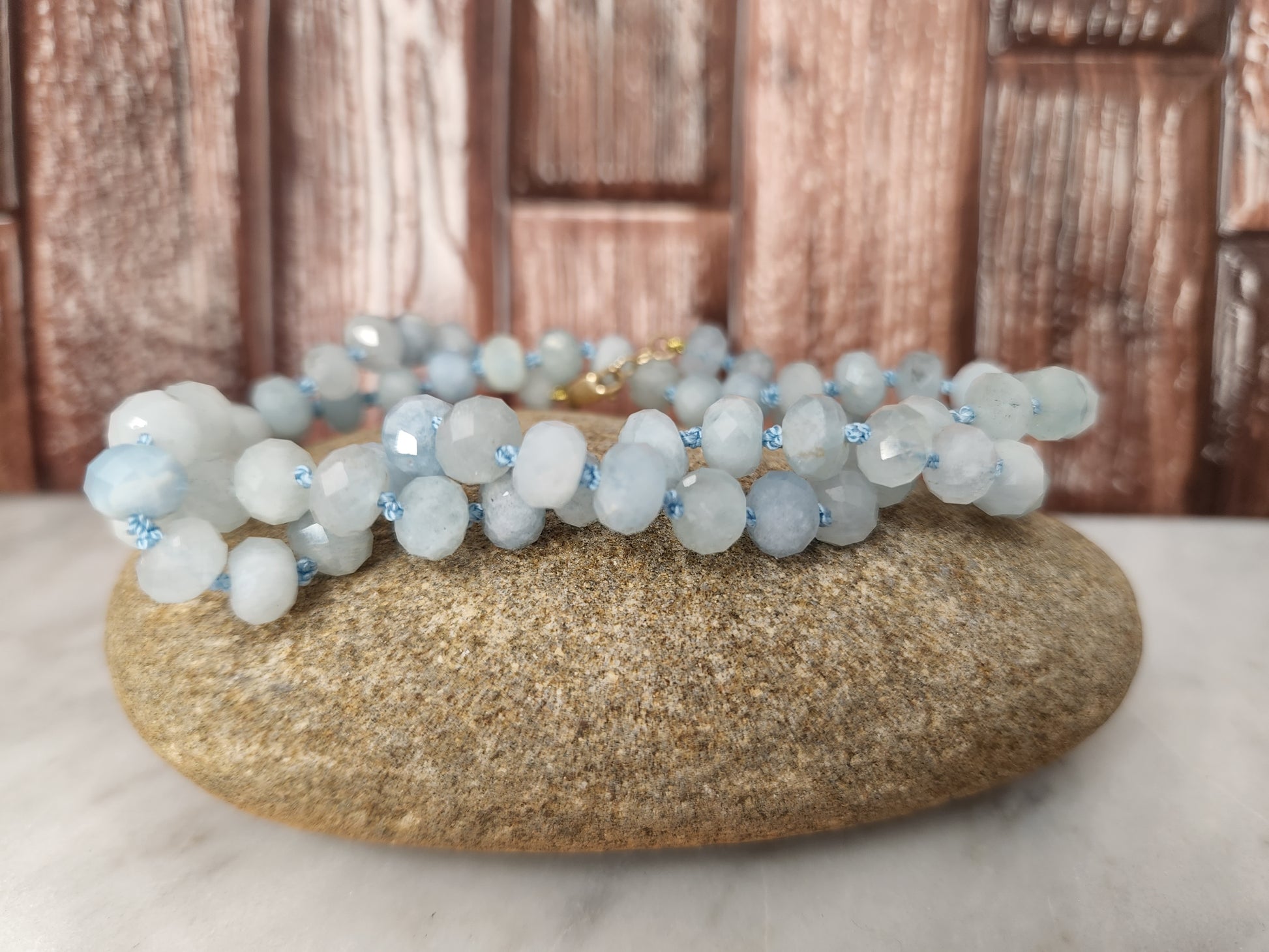 Multi Aquamarine Faceted Gem Beads Buy Online - Shyama Gems