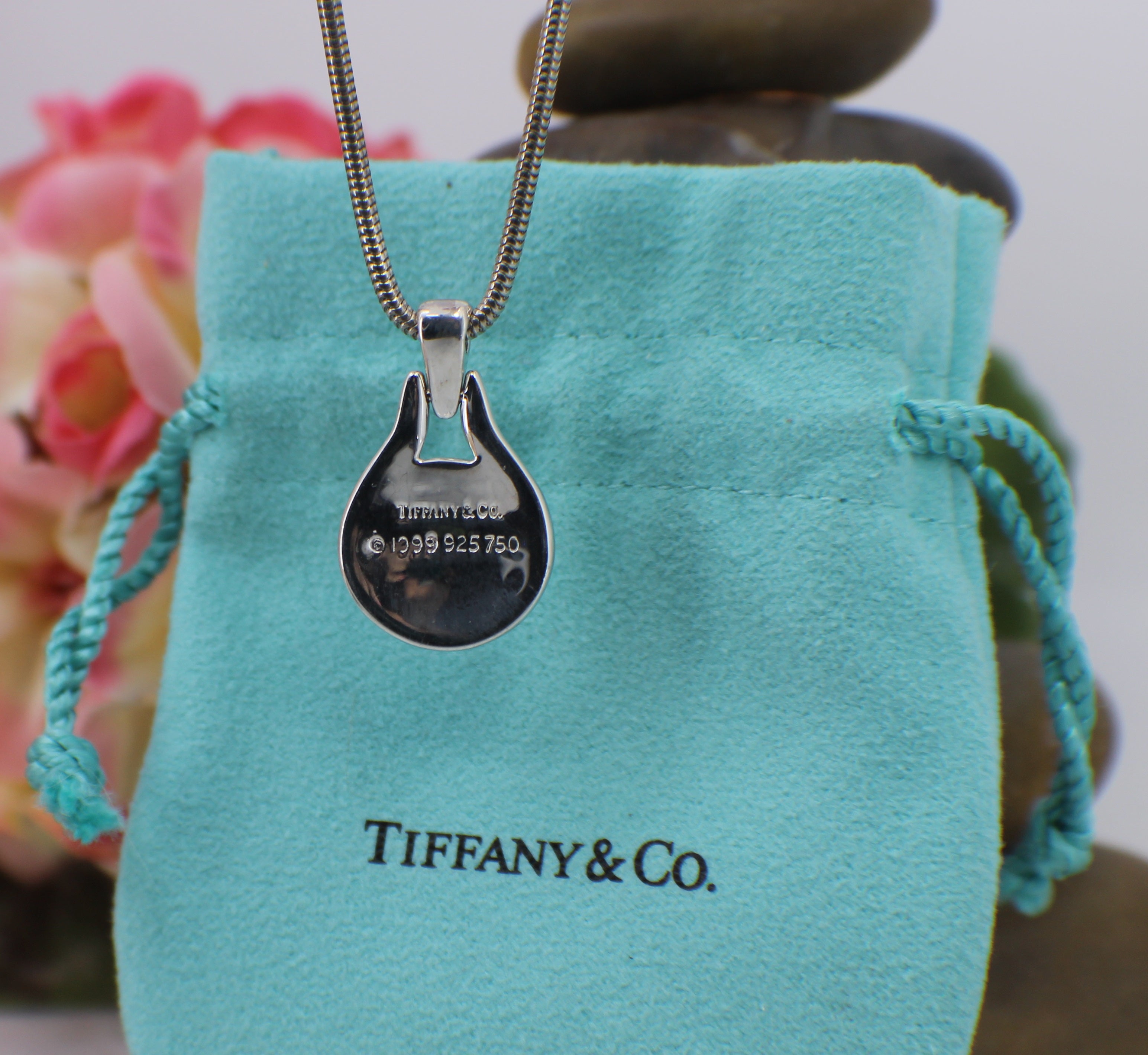 Tiffany and co discount 925 750 necklace